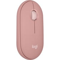 Logitech Pebble 2 M350s ratón Viajes Ambidextro RF Wireless + Bluetooth Óptico 4000 DPI rosa, Ambidextro, Óptico, RF Wireless + Bluetooth, 4000 DPI, Rosa