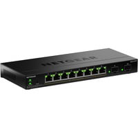 Netgear GS310TP-200EUS, Interruptor/Conmutador negro