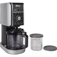 Ninja CREAMi Deluxe Eismaschine NC502EU, Heladera negro/Plateado