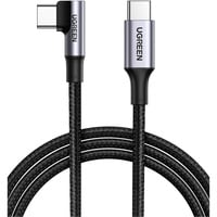 UGREEN 70645 cable USB USB 2.0 2 m USB C 0,48 Gbit/s Negro, Gris negro, 2 m, USB C, USB C, USB 2.0, 0,48 Gbit/s, Negro, Gris
