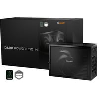 be quiet! Dark Power Pro 14 IO 1600W, Fuente de alimentación de PC negro