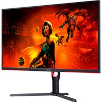 AOC U32G3X/BK, Monitor de gaming negro/Rojo