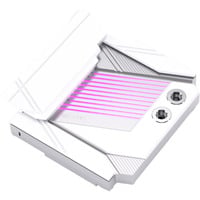 Alphacool Apex Monoblock X870 AORUS ELITE WIFI7 ICE, Cuerpo de refrigeración blanco
