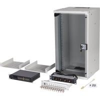 Digitus Set de red SOHO Pro 10" 315x300 mm (AnxP), Armario IT gris claro
