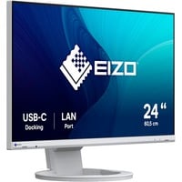 EIZO FlexScan EV2490-WT pantalla para PC 60,5 cm (23.8") 1920 x 1080 Pixeles Full HD LCD Blanco, Monitor LED blanco, 60,5 cm (23.8"), 1920 x 1080 Pixeles, Full HD, LCD, 5 ms, Blanco
