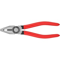 KNIPEX 03 01 180 alicate Alicates de electricista, Alicates combi rojo, Alicates de electricista, 1,6 cm, Acero, De plástico, Rojo, 18 cm