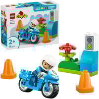 LEGO DUPLO Town Motocicleta policial azul, Juegos de construcción 