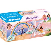 PLAYMOBIL Princess Magic Pegaso celestial con arcoíris, Juegos de construcción 