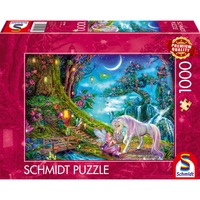 Schmidt Spiele Donde el unicornio y el hada se dicen buenas noches, Puzzle 