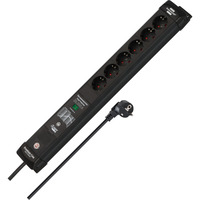 Brennenstuhl Regleta Connect Premium-Line WiFi 6 tomas negro