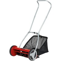 Einhell GC-HM 400, Cortacéspedes helicolidales rojo/Negro