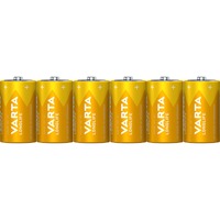 Varta Longlife Extra D, 6x Batería de un solo uso Alcalino 6x, Batería de un solo uso, D, Alcalino, 1,5 V, 6 pieza(s), Azul, Amarillo
