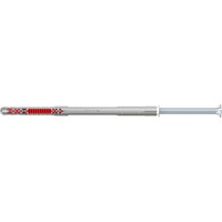 fischer Taco de vástago largo DuoXpand 10x200 T, Pasador gris claro/Rojo