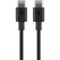 goobay Cable USB 2.0, conector USB-C > conector USB-C negro