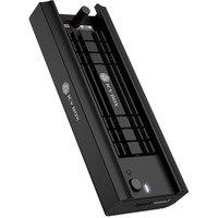 ICY BOX IB-180MC-C31 Caja externa para unidad de estado sólido (SSD) Negro M.2, Caja de unidades negro, Caja externa para unidad de estado sólido (SSD), M.2, PCI Express, Serial ATA III, 10 Gbit/s, Conexión USB, Negro