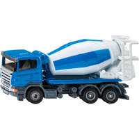 SIKU 1896 modelo a escala Modelo a escala de camión/tráiler Previamente montado 1:87, Automóvil de construcción azul/blanco, Modelo a escala de camión/tráiler, Previamente montado, 1:87, Metal, Plástico, 3 año(s), Azul, Naranja