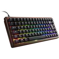 Sharkoon 4044951042623, Teclado para gaming madera/Negro