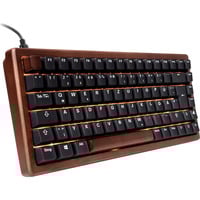 Sharkoon SKILLER SGK50 S3 Wood PBT, Teclado para gaming madera/Negro