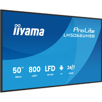 iiyama LH5066UHSB-B1AG, Pantalla de gran formato negro (mate)