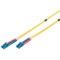 Digitus Cable de parche LWL, dúplex, conector LC > LC, monomodo OS2 amarillo