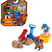 Spin Master Rubble & Crew - Pack Figuras Charger y Wheeler + Arena Mágica Kinetic Sand + Accesorios de Contrucción - Patrulla Canina Juguetes - Juguetes Niños 3 años +, Muñecos Rubble & Crew - Pack Figuras Charger y Wheeler + Arena Mágica Kinetic Sand + Accesorios de Contrucción - Patrulla Canina Juguetes - Juguetes Niños 3 años +, 3 año(s), Multicolor