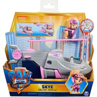 Vehículo de juguete transformable Deluxe de Skye de la película con figura de acción coleccionable, Automóvil de construcción