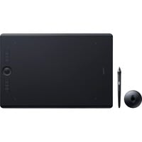 Wacom Intuos Pro tableta digitalizadora Negro 5080 líneas por pulgada 311 x 216 mm USB/Bluetooth, Tableta gráfica negro, Inalámbrico, 5080 líneas por pulgada, 311 x 216 mm, USB/Bluetooth, Pluma, Tocar, 2 m