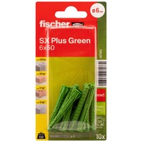 fischer SX Plus Green 6x50 K 10, 567862, Pasador verde