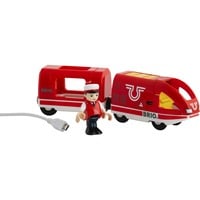 BRIO 33746 Tren de viajeros recargable, Vehículo de juguete rojo, Vagón, 3 año(s), AAA, Multicolor