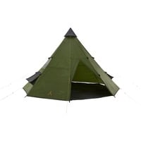 Grand Canyon Tienda redonda BLACK FALLS 8, Capulet Olive, Ø 500cm, Tienda de campaña verde oliva/Marrón