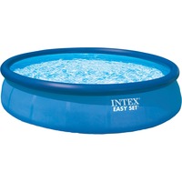 Intex Easy Set Pools 396 x 84 cm, Piscina celeste/Azul oscuro