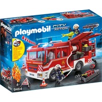 PLAYMOBIL City Action 9464 Camión de bomberos, Juegos de construcción rojo/blanco