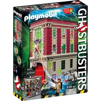 PLAYMOBIL Ghostbusters 9219 Cuartel Parque de Bomberos Ghostbusters, Juegos de construcción 