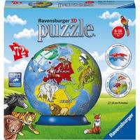 Ravensburger Globe Puzle 3D 72 pieza(s) Globo, Puzzle 72 pieza(s), Globo, 6 año(s)