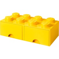 Room Copenhagen Brick Drawer (8 Knobs)Bright Yellow Caja para almacenar juguetes Independiente Amarillo, Caja de depósito amarillo, Caja para almacenar juguetes, Amarillo, Independiente, Monocromo, Rectangular, Polipropileno (PP)