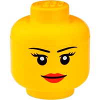 Room Copenhagen LEGO Iconic Storage Head, Caja de depósito amarillo