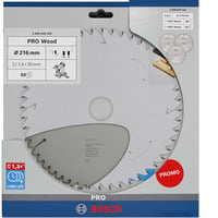 Bosch PRO Wood Hoja de sierra circular 216 mm 