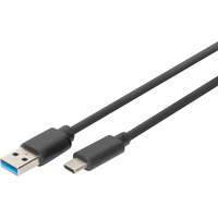 Digitus Cable de conexión USB 3.2 Gen 1 USB-A > USB-C negro
