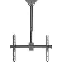 Digitus Soporte universal para TV de techo con ajuste telescópico de altura negro