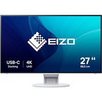 EIZO FlexScan EV2785-WT LED display 68,6 cm (27") 3840 x 2160 Pixeles 4K Ultra HD Blanco, Monitor LED blanco, 68,6 cm (27"), 3840 x 2160 Pixeles, 4K Ultra HD, LED, 14 ms, Blanco