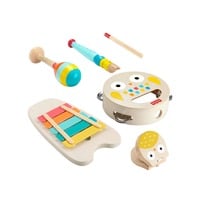 Fisher-Price HXT90 juguete musical, Juguetes musicales Conjunto de juguetes musicales, Castañuelas, Maracas, Grabadora, Pandereta, Xilófono, 2 año(s), 605 g, Multicolor