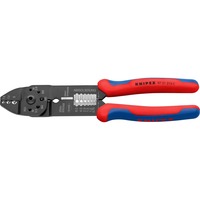 KNIPEX Alicates de engaste, Crimpadora rojo/Azul