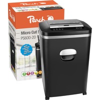 7/70 hojas 21 litros Destructora de papel con micropartículas y aceite especial PS100-05 sin atascos de papel bandeja de papel automática Peach PS600-20 ahorra tiempo 