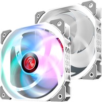 RAIJINTEK AGERAS 12 WHITE ARGB-2, Ventilador blanco