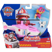 Spin Master Patrulla Canina - Pack Helicóptero de Rescate Bomberos + Figura Sky + Cesta y Gatito - Patrulla Canina Juguetes - Regalo Niño 3 años + - Juguetes Niños 3 años +, Vehículo de juguete PAW Patrol Patrulla Canina - Pack Helicóptero de Rescate Bomberos + Figura Sky + Cesta y Gatito - Patrulla Canina Juguetes - Regalo Niño 3 años + - Juguetes Niños 3 años +, Helicóptero, 3 año(s), Plástico, Rosa, Blanco