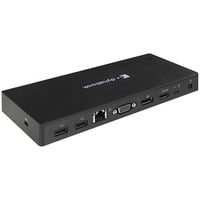 Toshiba Dynabook USB-C Dock reacondicionado, Estación de acoplamiento negro