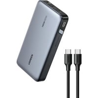 UGREEN 90597A batería externa 25000 mAh Gris, Banco de potencia gris, 25000 mAh, 5 V, Gris