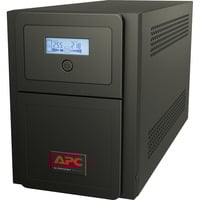 APC Easy UPS SMV sistema de alimentación ininterrumpida (UPS) Línea interactiva 1,5 kVA 1050 W 6 salidas AC negro, Línea interactiva, 1,5 kVA, 1050 W, Seno, 160 V, 295 V