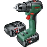 Bosch Universal Drill 18V-60 1900 RPM Sin llave 1,3 kg Negro, Verde, Taladro/destornillador verde/Negro, Taladro de pistola, Sin llave, Sin escobillas, Negro, Verde, 1,3 cm, 1900 RPM