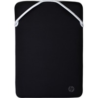 HP Funda protectora reversible para portátil de 15,6 pulgadas plateada, Funda de portátil negro/Plateado, 6 pulgadas plateada, Funda, 39,6 cm (15.6"), 190 g